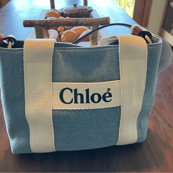 Chloe denim tote new with tags - Picture 7 of 10